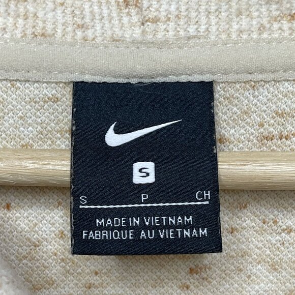 Nike Women Therma Oatmeal Heather Mock-Neck Training Top S - Picture 3 of 6